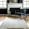 thumbnail image 2 of nuLOOM Rosanne Geometric Area Rug, 6' 7" x 9', Gray, 2 of 4