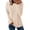 Beige, variant on Textured Tops for Women Crew Neck Long Sleeve Shirts Fall Blouses Casual Basic Tee