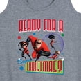thumbnail image 3 of Disney The Incredibles - Holiday - Ready For A Super Christmas - Women's Racerback Tank Top, 3 of 5