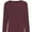 Wine red, variant on Womens Long Sleeve Round Neck Shirts Casual Basic Tops Tee Shirts Fall Winter Tops