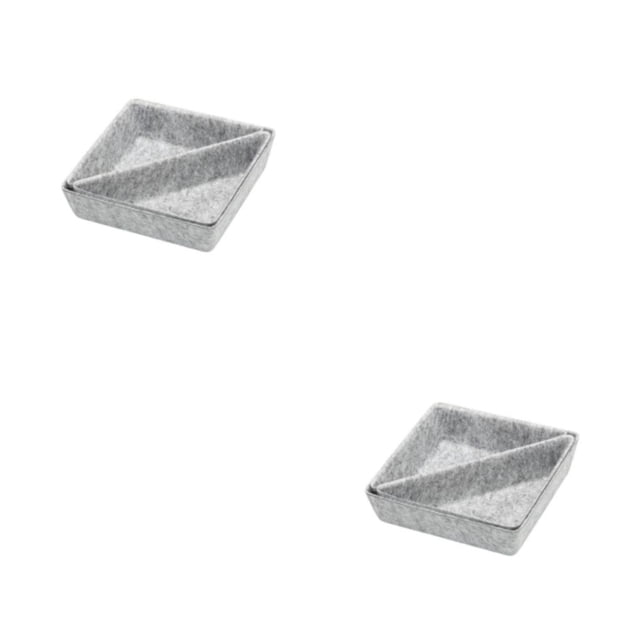 Injueey Caja de almacenamiento de cintas para llaves de fieltro para el hogar, cajón de dormitorio, armario, bolígrafos de , mandos a Type2 NO2