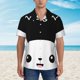thumbnail image 2 of Fotbe Cat Meow Camisa Hawaiana para Hombre Unisex – Camisa Casual de Verano con Botones de Manga Corta de Algodón y Lino,Medium, 2 of 7