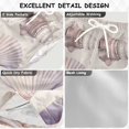 thumbnail image 2 of FORMRS Boys Swim Trunks Quick Dry Mesh Liner Boardshorts Sizes XS-XL, Purple Watercolor Seashells, 2 of 7