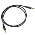thumbnail image 4 of Cable de audio auxiliar de 3,5 mm, cable auxiliar trenzado de nailon macho a macho de 3,3 pasteles y 3,5 mm, parauriculares, automóvil, estéreos domésticos, altavoces, altavoces, 4 of 7