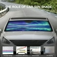 thumbnail image 6 of Car Windshield Sunshade Umbrella - Foldable Car Windshield Sun Shade Cover, Layers UV Block Coating, 55"x30" Front Window Heat Insulation Protection, for Auto Sedan, SUV Windshield, 6 of 8