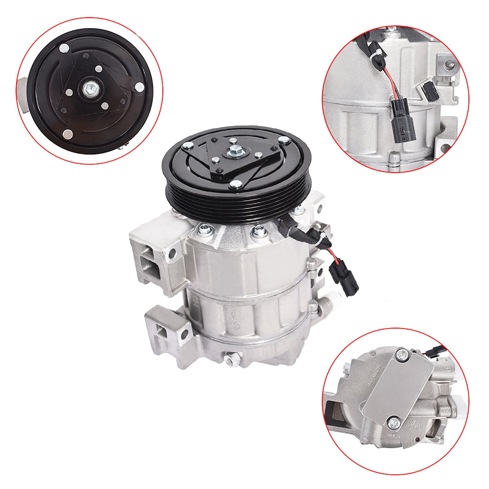 A/C AC Compressor CO 10886C 92600JA00A Replacement for 2007-2012 Nissan Altima, Nissan Sentra 2.5L