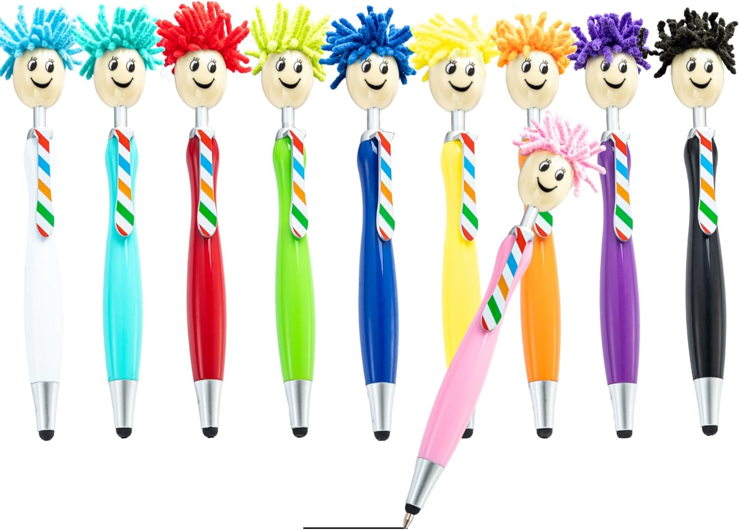 48Pcs Valentines Day Gifts ,Ballpoint Pens Motivational Notepads Gifts Set,24Pcs Mini Journal Lined with stylus pens,24Pcs Pocket Notebooks Bulk Gifts Set for Valentines Day Gifts Teachers O