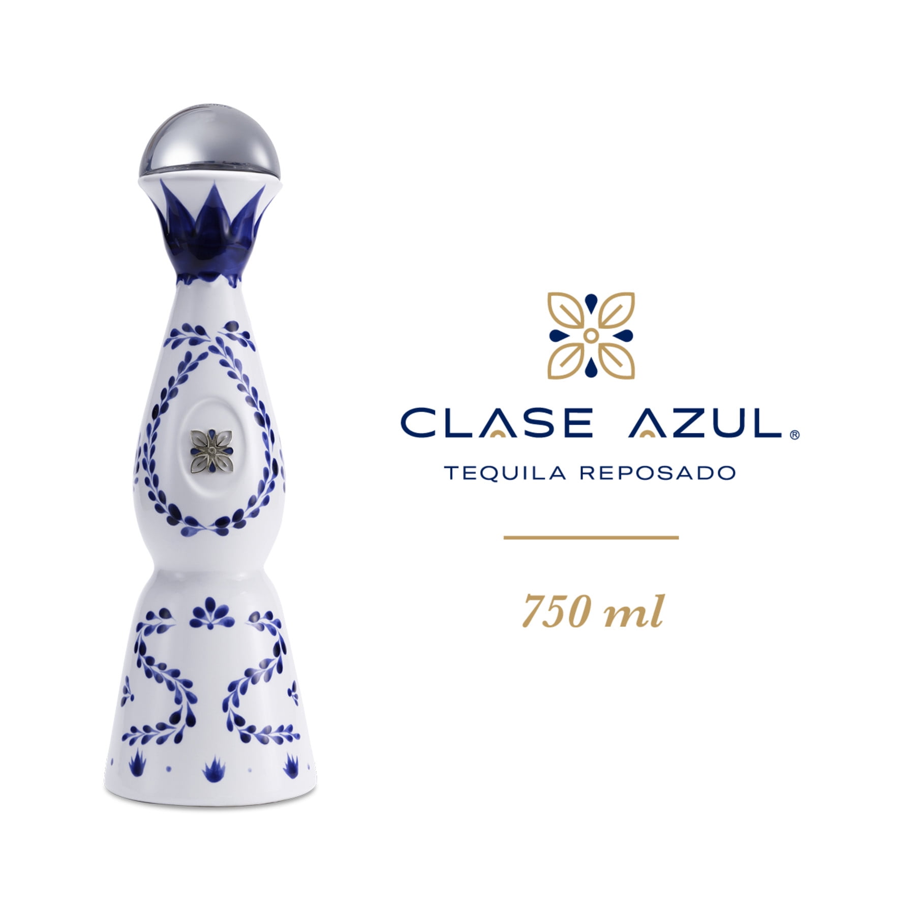 Clase Azul Reposado Tequila, 750 ml Ceramic Decanter, 40% ABV