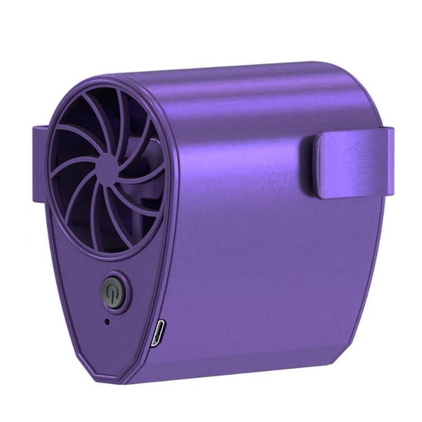 ventilador de refrigeración para colgar personal, ca USB para ños, portátil, de escritorio, múltiples ajustes ajustables, gran Violeta Baoblaze Collar Abanico