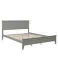 thumbnail image 4 of CCBUY Queen Bed Frame with Wood Headboard, Modern Platform Bed Frame Queen Size, No Box Spring Needed, Easy Assembly,Gray, 4 of 7