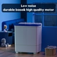 thumbnail image 6 of Auertech Portable Washing Machine, 20lbs Twin Tub Washer with Drain Pump Mini Compact Semi-Automatic Washer Spinner Combo, 6 of 7