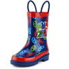 Disney Little Boys PJ Masks Character Printed Waterproof Easy-On Rubber Rain Boots (Toddler/Little Kids)