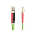 thumbnail image 2 of StarTech.com 25m (82ft) LC to LC (UPC) OM5 Multimode Fiber Optic Cable, 50/125��m Duplex LOMMF Zipcord, VCSEL, 40G/100G, Bend Insensitive, Low Insertion Loss, LSZH Fiber Patch Cord - Patch cable - LC/UPC multi-mode (M) to LC/UPC multi-mode (M) - 25 m - 0.1 in - fiber optic - duplex - 50 / 125 micron - OM5 - halogen-free, up to 100 Gbps data transfer rate - green, 2 of 4