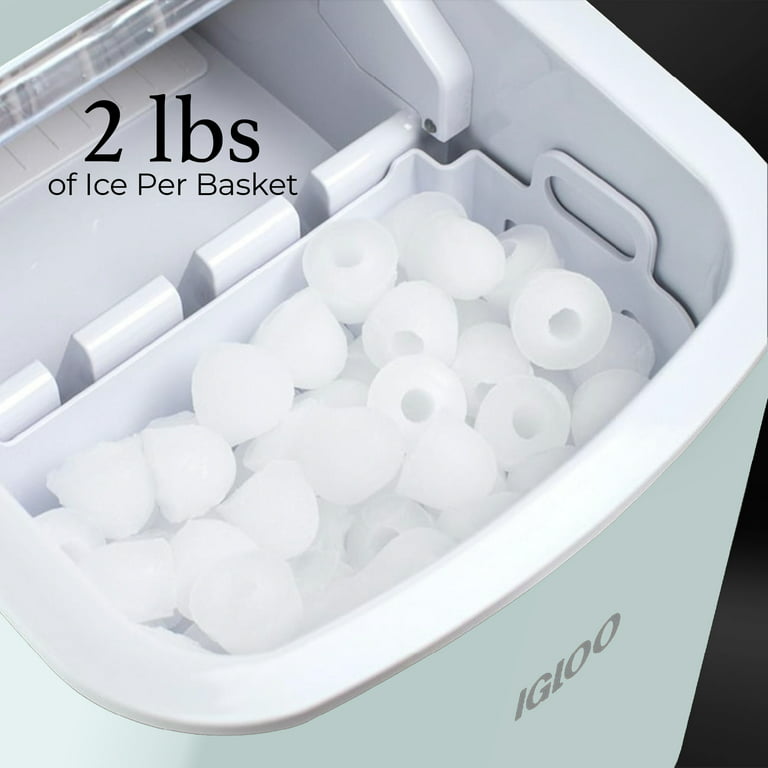 IGLOO® 26-Pound Automatic Portable Countertop Ice Maker Machine, Aqua —  Nostalgia Products