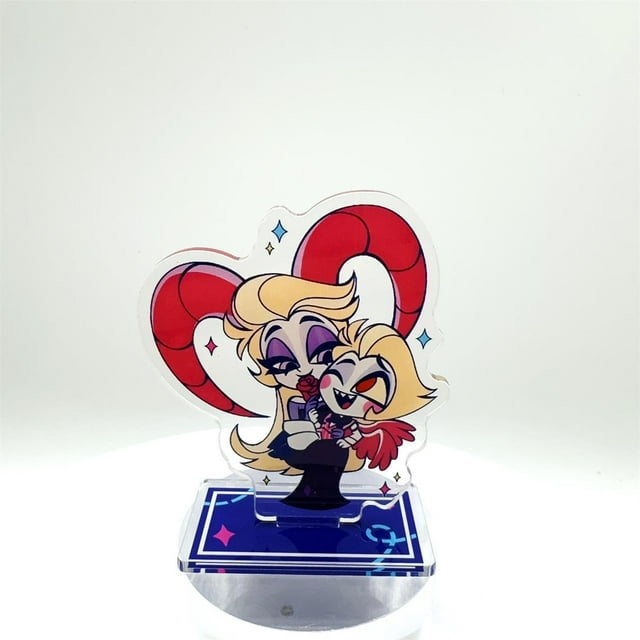Anime Figure Acrylic Stand Model Plate Alastor Fizzarolli Angel Desk Decor Standing Sign Game Fans Gift Ornaments Stand Model