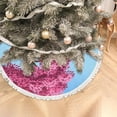 thumbnail image 5 of GZHJMY Christmas Tree Skirt Cute Easter Bunny Xmas Small Tree Skirt 30" Chriatmas Tree Mat for New Year Holiday Party Decor with Tassel, 5 of 6