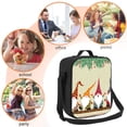 thumbnail image 5 of Lsque Christmas Card With Gnomes Lunch Bag Lunch Box for Women Men Reusable Insulated Lunch Tote Bag,Leakproof Thermal Cooler Sack Food Handbags Case High Capacity, 5 of 9