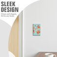 thumbnail image 4 of Decorator Switch or Receptacle Pioneer Floral Outlet Wall Plate,Size 1-Gang 2.8" x 4.5”, Polycarbonate Thermoplastic Electrical Switchplate Home Decor for Kitchen Living Room Bedroom Decorate, 4 of 6