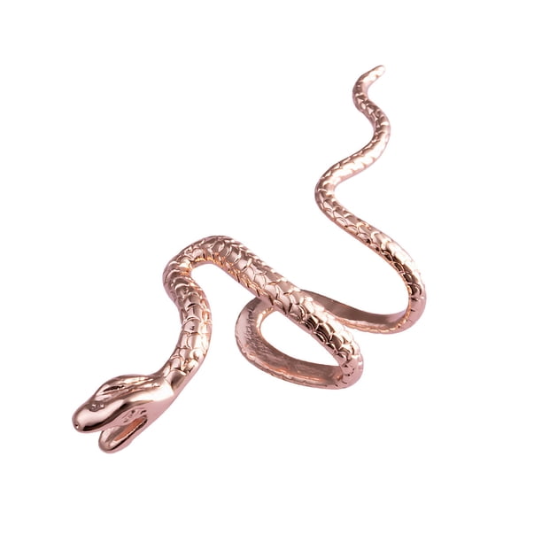 Guardurnaity 1 pieza de Clips de oreja de serpiente sin Punk Clip no perforante pendiente manguito de oreja para Mujeres Hombres falso Ropa, zapatos y accesorios Miscelánea Oro rosa Guardurnaity AP000906-02