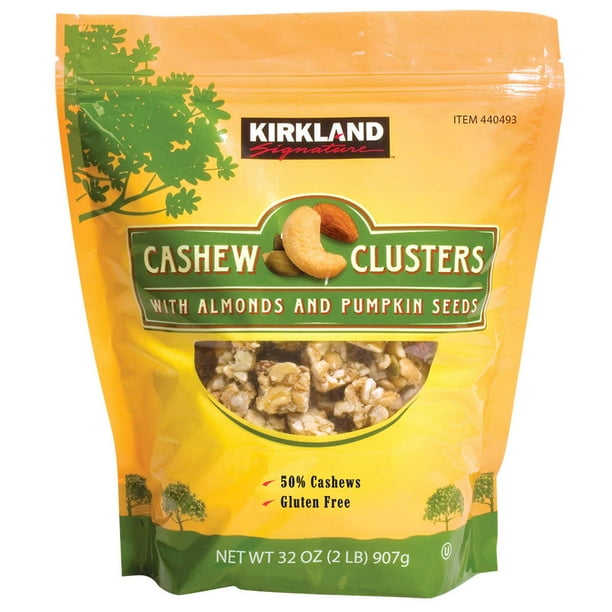 KS Gluten Free, Kosher Cashew Clusters,Cashew Clusters With Almonds and