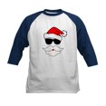 thumbnail image 1 of CafePress - Cool Santa Claus Kids Baseball Jersey - Kids Cotton Baseball Jersey, 3/4 Sleeve Shirt, 1 of 1