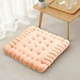 thumbnail image 4 of Indoor Outdoor Chair Cushion, Fabric Textured Chair Pads, Cushions for Chair Seat, for Dining, Patio, Picnic, Soft Comfortable Kitchen Dining Chairs Cushion, 1Pc, Multicolor(Beige,19.7x15.7"), 4 of 9