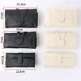 thumbnail image 2 of Grofry Makeup Brushes Bag 12/18/24 Slots Cosmetics Case Travel Rolling Organizer Pouch, 2 of 2