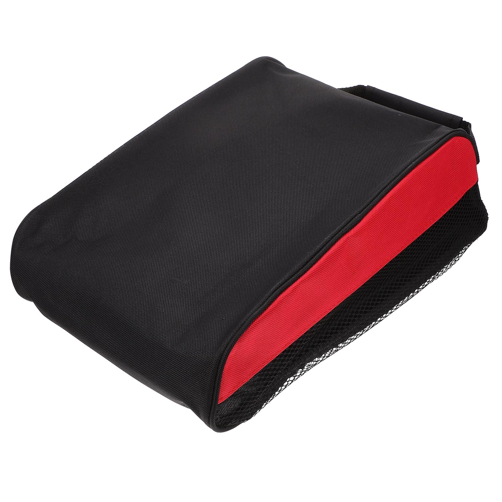 FONDOTIN Red Nylon Golf Shoe Bag, Breathable Travel and Sports Storage Pouch, and Lightweight, 1 Piece