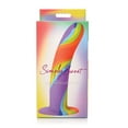thumbnail image 4 of Curve Toys Simply Sweet Rainbow Silicone Dildo, 4 of 4