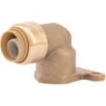 thumbnail image 1 of 1/2" Brass 90 Degree Hy-Ear Female Elbow, 1 of 1