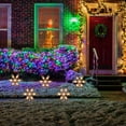 thumbnail image 3 of Northlight Lighted Snowflake Outdoor Christmas Pathway Markers - 14.25" - Set of 5, 3 of 6