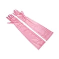 thumbnail image 4 of Women's Long Opera Gloves, Ladies Satin Elbow Length Solid Color 1927s Gloves Mittens For Bridal Evening Historical Performance, Prom, Themed Parties, 4 of 5