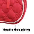 thumbnail image 2 of Guardoinrt Dressage Saddle Pad With Mesh End For Equine Racing Enthuasts Saddle Pad Sweat Pad Outer Layer red, 2 of 6