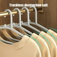 thumbnail image 6 of Aihimol 10 Pack White Plastic Clothes Hangers - Shirt Hangers for Closet,Non Slip Strong Enough Space Saving Household Hangers, 6 of 6
