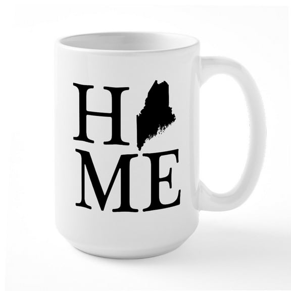 CafePress - Maine Home - 15 oz Ceramic Large White Novelty Mug