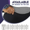 thumbnail image 4 of Popular Plus Size Women's Cotton Bike Shorts, Mid-Thigh, Sizes 1X to 5X, 4 of 4