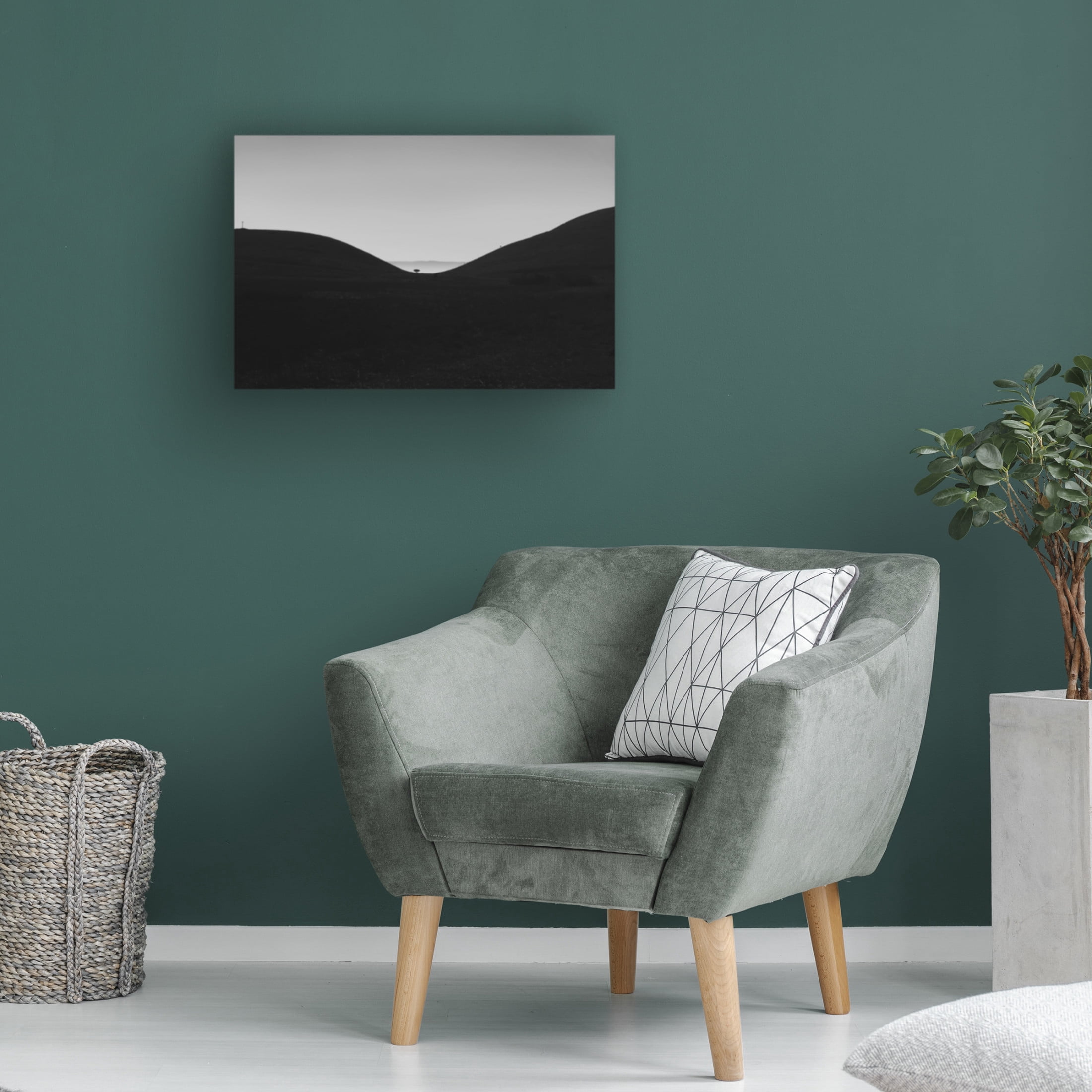 Trademark Fine Art Yi Liu Coyote Hills Sunset Canvas Wall Art