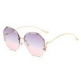thumbnail image 1 of Gafas de sol degradadas gafas de sol de flores de mariposa gafas de sol de tendencia de moda, hechas de metal, 1 of 5