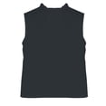 thumbnail image 4 of ManxiVoo Women's Collared Sleeveless Shell Top Slimming Silky Blouse Versatile Layering Piece for Under Suits Office Wear XXXL Size Black, 4 of 10