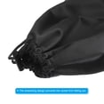 thumbnail image 5 of Uxcell Velvet Lining Drawstring Soft Badminton Racquet Racket Cover Bag, Black, 5 of 6