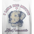 thumbnail image 2 of I Like Big Mutts And I Cannot Lie Crew Neck Short Sleeve Women's White Crop T-shirt-Medium, 2 of 3