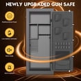 thumbnail image 2 of Extra Large Gun Safe for Pistol,Storage Guns (with/Without Scopes), Home Gun Cabinet with Adjustable Pegboard, Gun Safe for Home,Office, Hunting,Shooting, 2 of 12