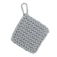 thumbnail image 4 of Cojín de taza resistente al calor, creativo, para el hogar, mantel individual, absorbente, tejido Gris claro 19cm, 4 of 9