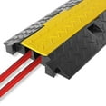thumbnail image 4 of Pyle 40" 2 Channel Cable Wire Protector Cover Ramp with Flip Lid for Floor Cords, 4 of 7