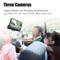thumbnail image 4 of 4'' HD 1080P Car DVR Dash Cam 3 Lens Vehicle Video Recorder Rearview Camera, 4 of 11