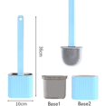 thumbnail image 2 of Toilet Brush Set, Silicone Toilet Brush, Silicone Toilet Brush, Toilet Brush Set, Silicone, Toilet Brushes And Holder Without Drilling, Toilet Brushes, 2 of 5