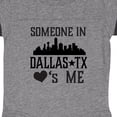 thumbnail image 3 of Inktastic Dallas Texas Someone Loves Me Boys or Girls Baby Bodysuit, 3 of 4