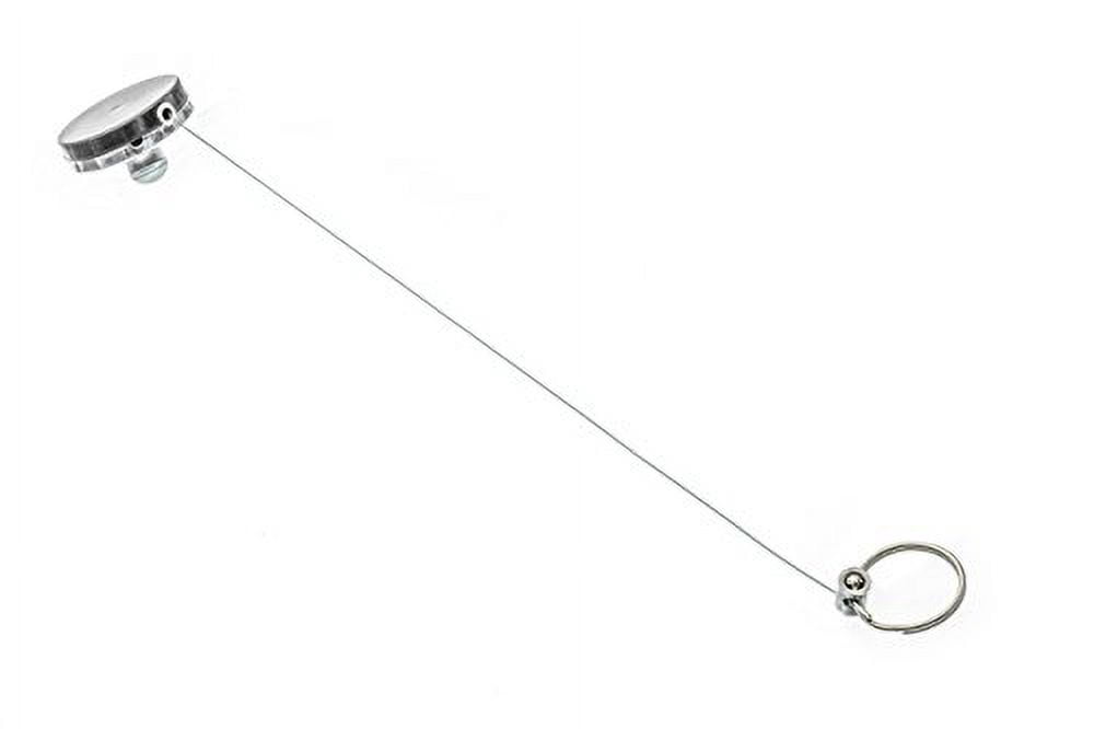 SE Retractable Key Ring with Clip (12-Pack) - P202PK-12