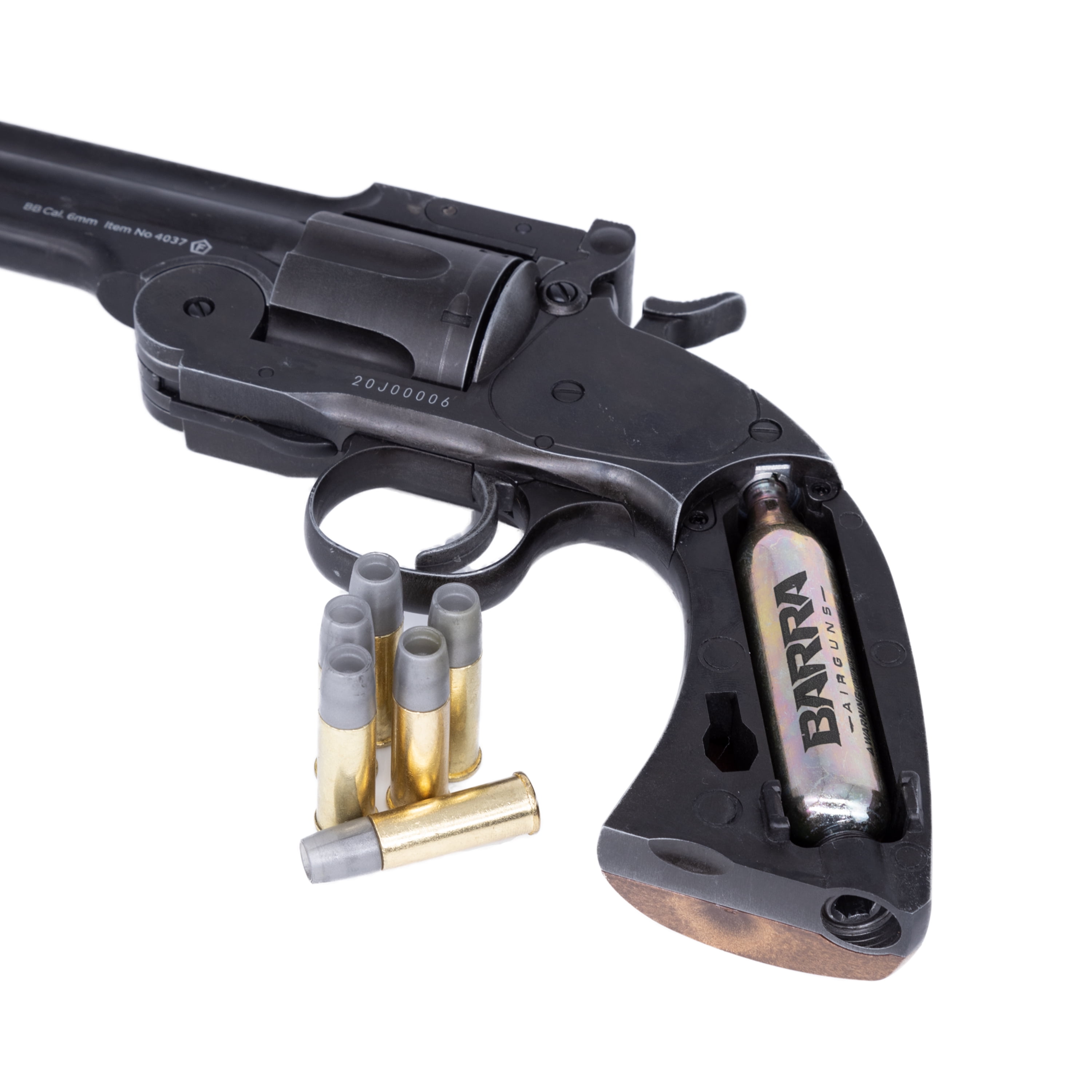 Barra Airguns, 12-Gram CO2 Cartridge, 15 Count, for Air Rifles