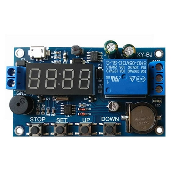 Timing And Clock Real-Time Relay Relay Module Switch Control Board Synchronization Time 24H Timing 5 Time Periods